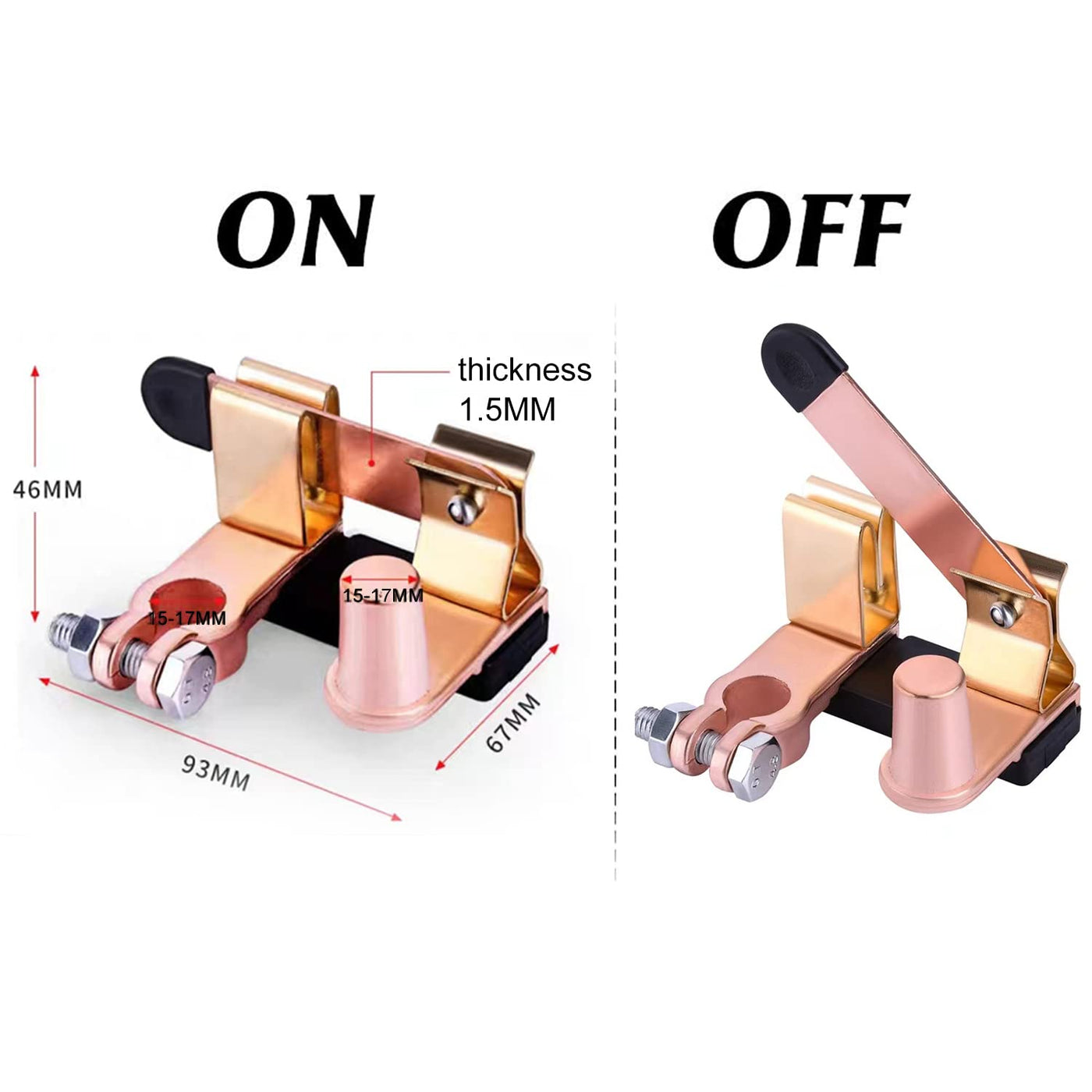 ASW-A1002 ON-OFF Knife Blade Battery Disconnect Switch