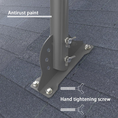 Starlink Gen 3 Roof Mount Kit with Pipe Adapter and Pole Mount Bracket