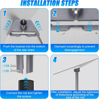 Starlink Gen3 Pipe Adapter Pole Mount Kit Compatible within 1.37" - 1.53"