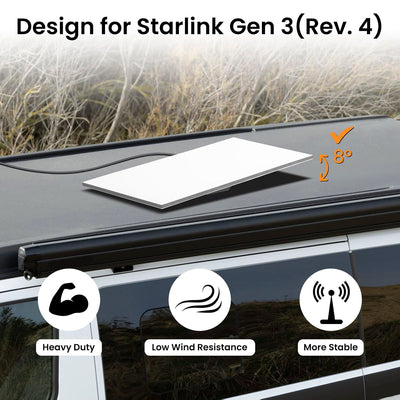 Starlink Gen 3 Mobility Mount Aluminum Alloy Anti-Theft Kickstand Kit