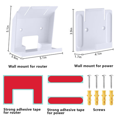 Starlink Gen3 Router and Power Supply Mounting Kit - No Drill Installation