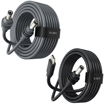 Starlink Mini Power Cable Set - 6.5FT USB-C to DC & 6.5/16.4/32.8FT DC Extension Cables